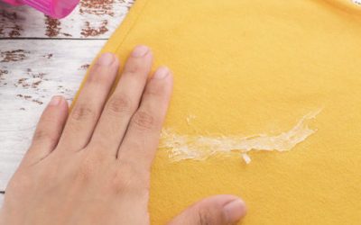 CARA MENGHILANGKAN NODA LEM PADA PAKAIAN